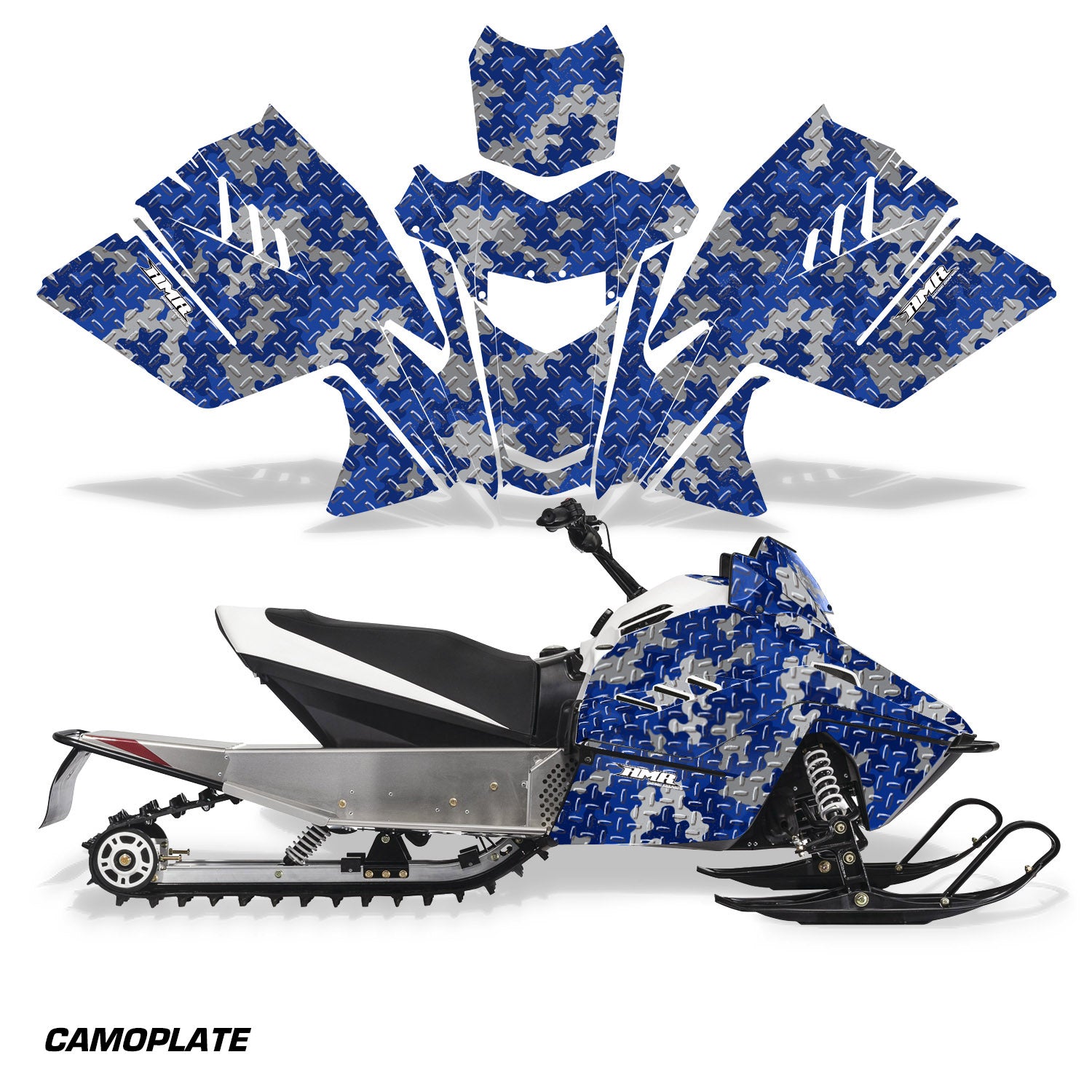 Camo Plate - Blue Design