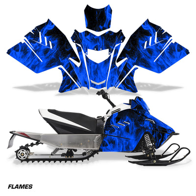 Flames - Blue Design