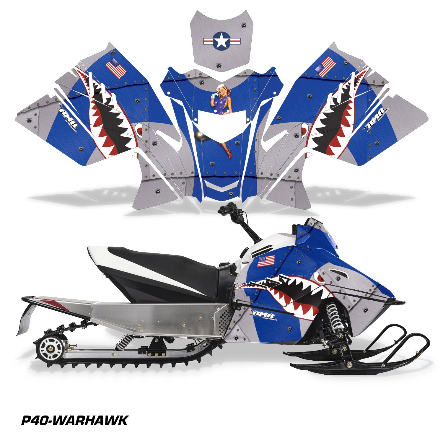 P40 Warhawk - Blue Design