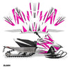 Slash - White Background/ Pink Design