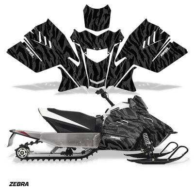 Zebra - Gray Background / Black design
