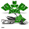 Zebra - Green Background / Black design
