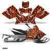 Zebra - Orange Background / Black design