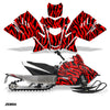 Zebra - Red Background / Black design