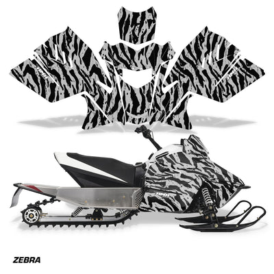 Zebra - Silver Background / Black design