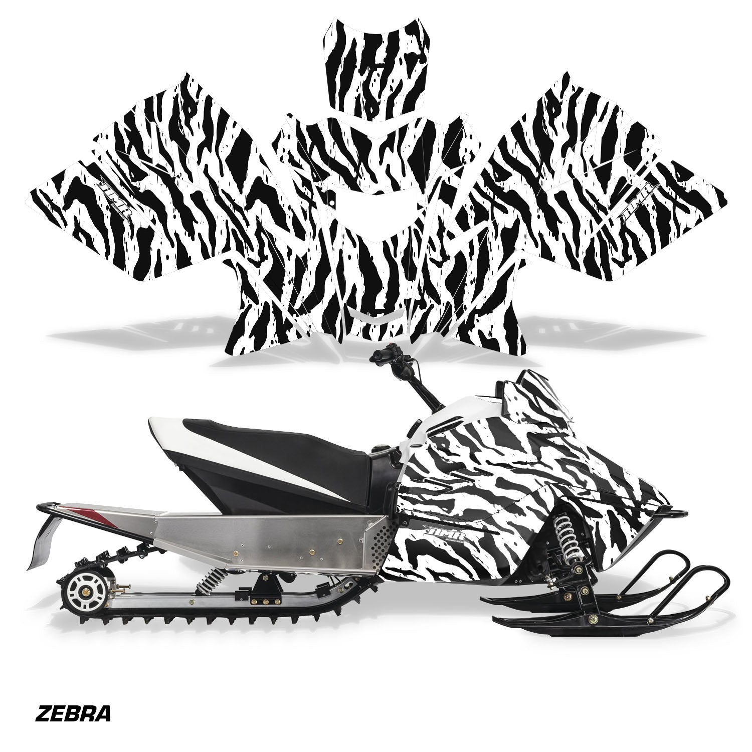 Zebra - White Background / Black design