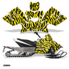 Zebra - Yellow Background / Black design