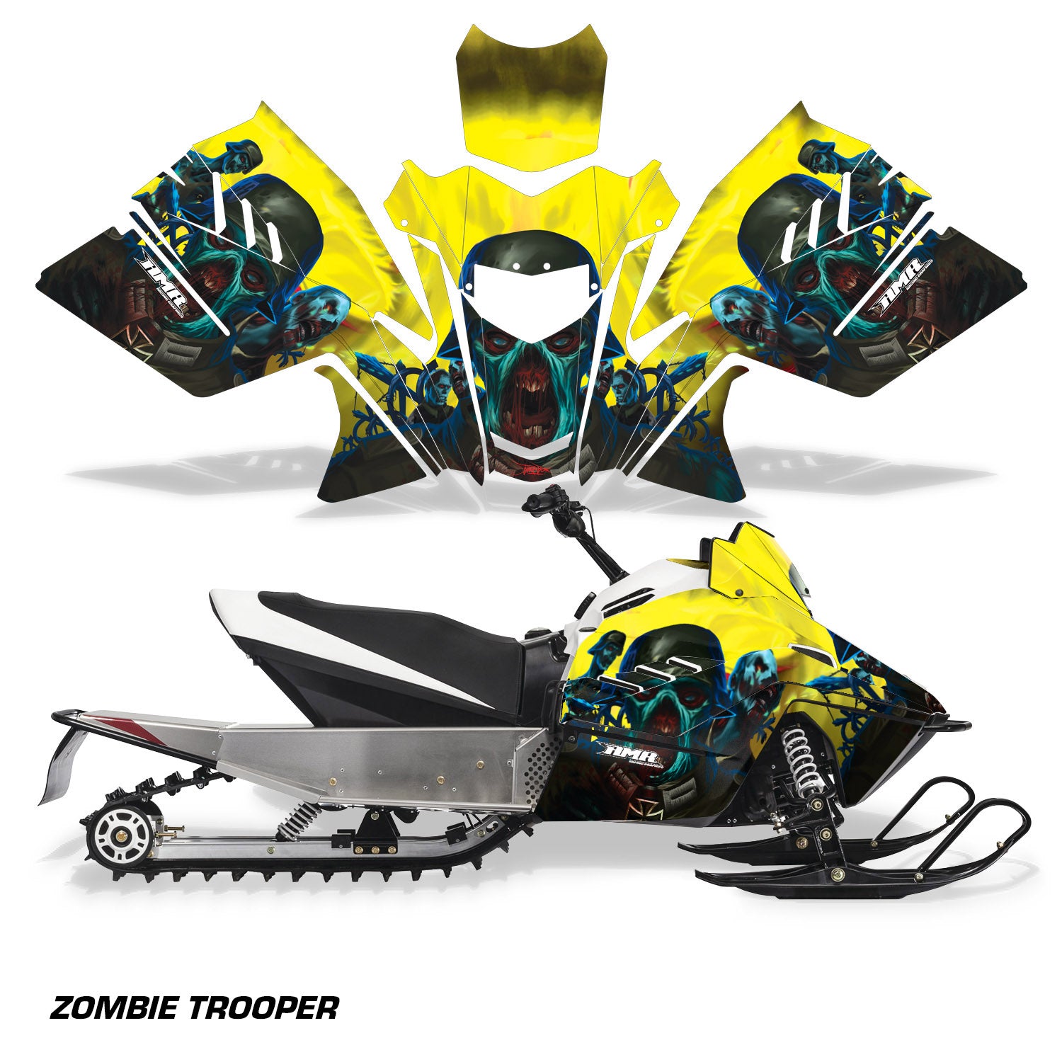 Zombie Trooper - Yellow Background