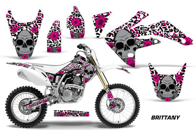 Brittany - WHITE background PINK design (2007-2016) (Number Plate area Extra, see dropdown menu)