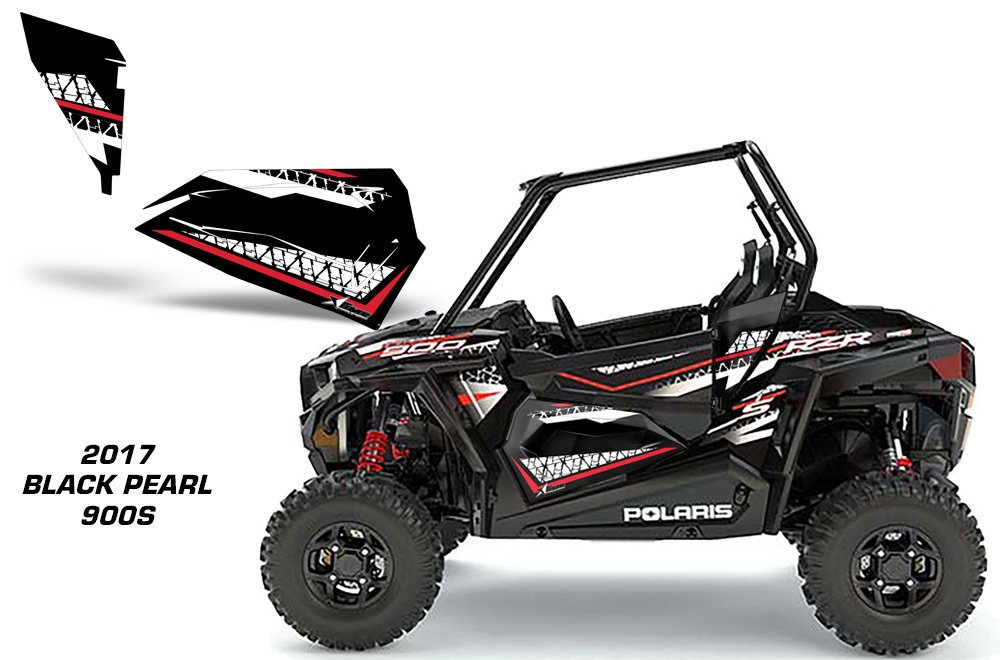 Polaris RZR 900s 2-Door, Lower-Door OEM Graphics