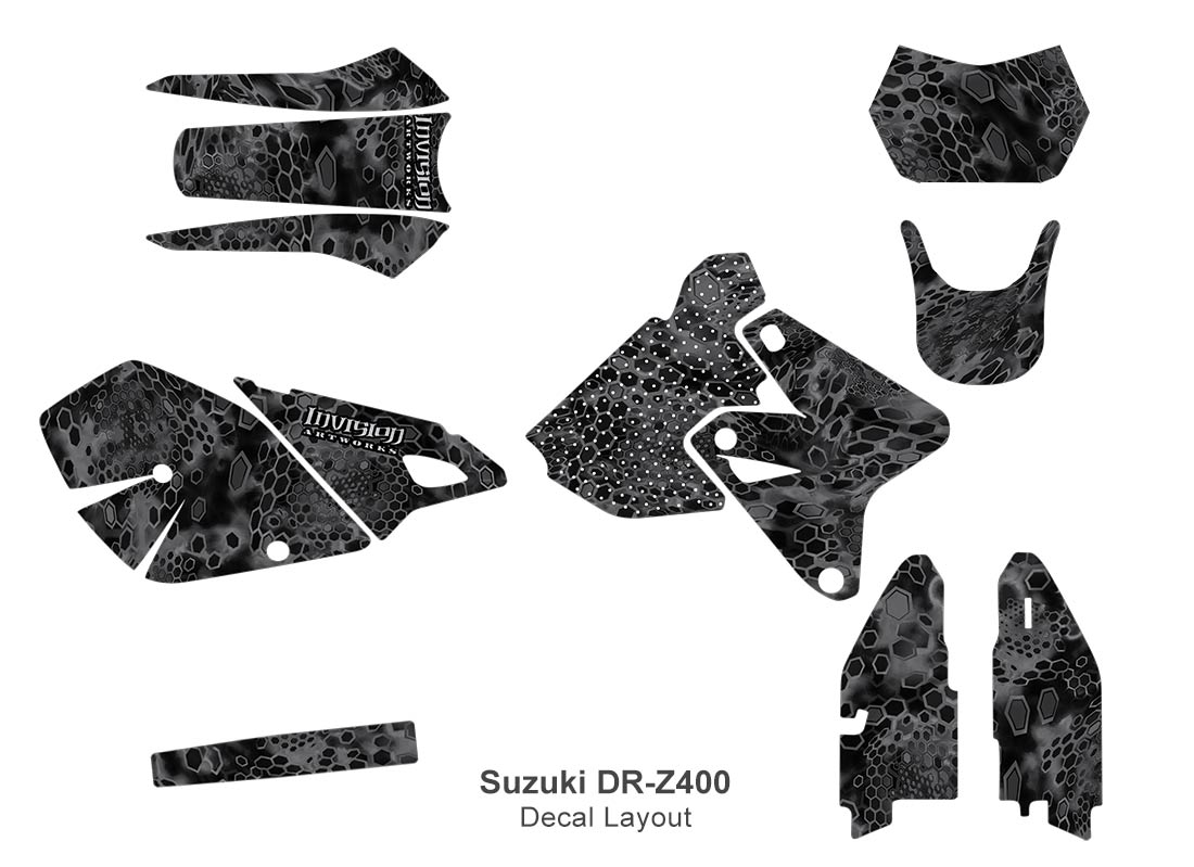 Suzuki DR-Z400 Graphics (2000-2023)