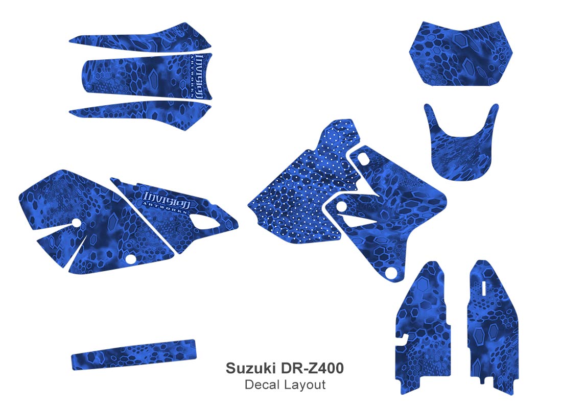 Suzuki DR-Z400 Graphics (2000-2023)