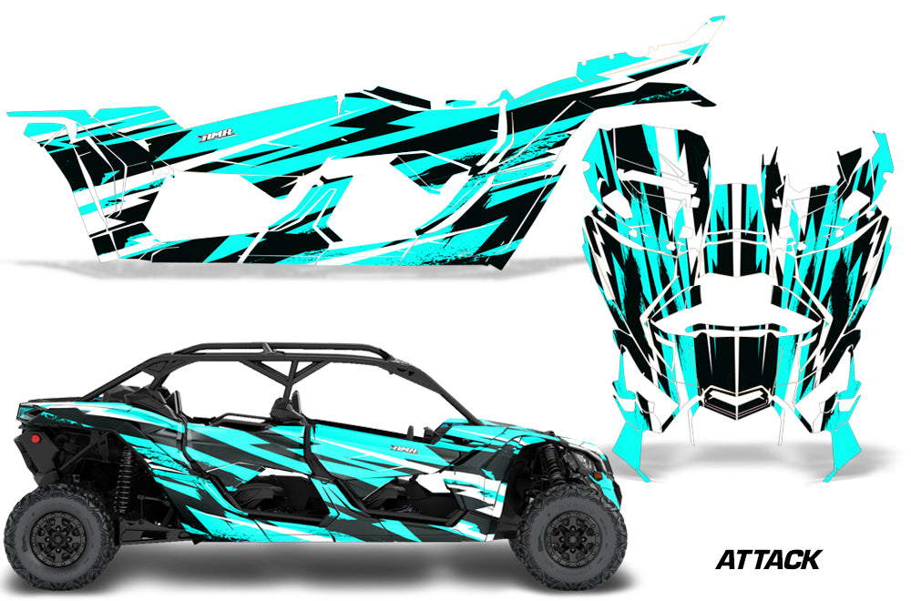 Attack - AQUA BLUE design