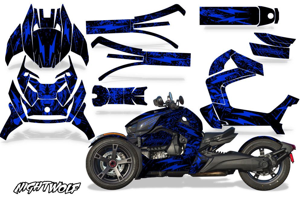 Night Wolf - BLUE design