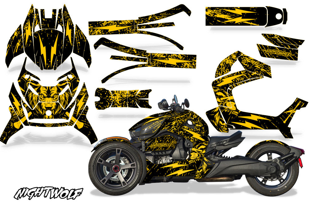 Night Wolf - YELLOW design