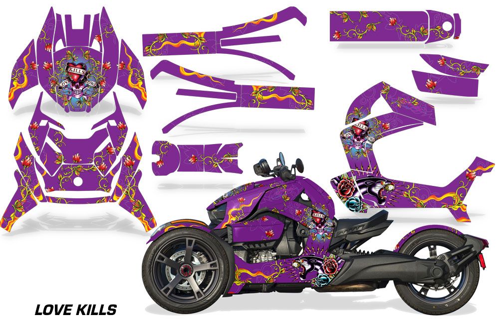 Love Kills - PURPLE background