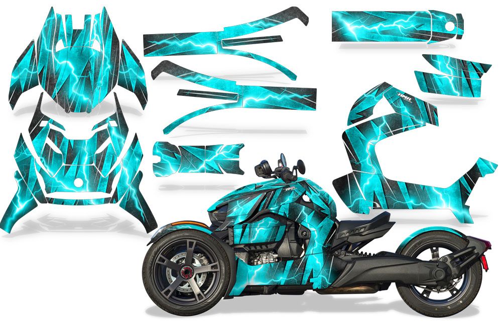 Metal Thunder - TEAL design