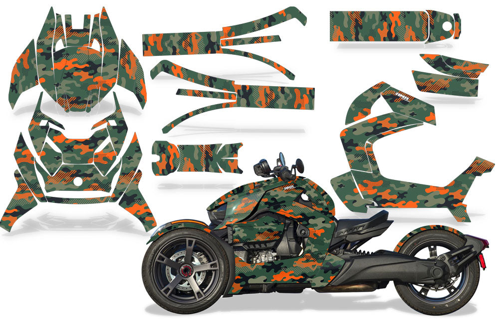 Slash Camo - ORANGE design