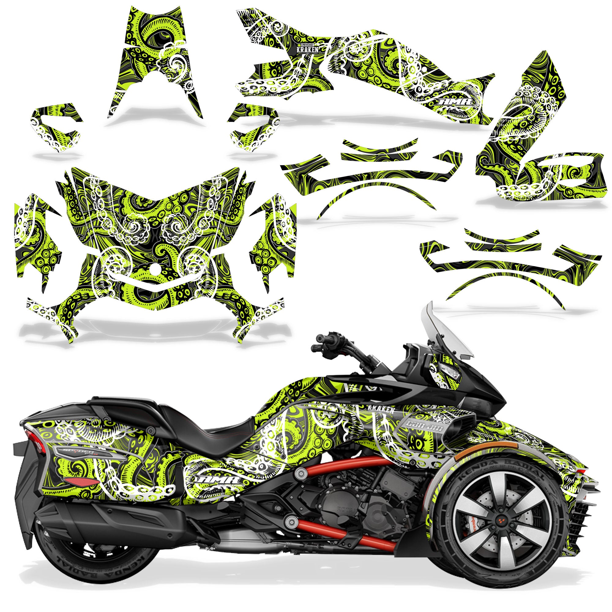 Can Am F3-T Spyder Graphics (2016-2021)