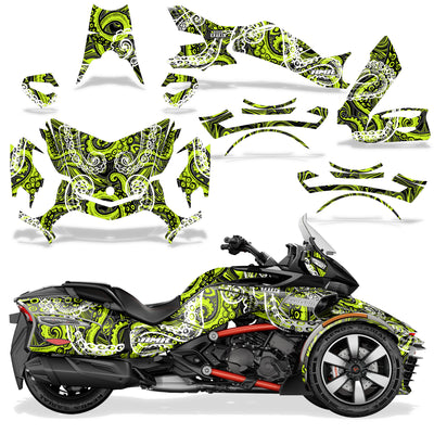 Can Am Spyder RS Graphics - Invision Artworks Powersports Graphics