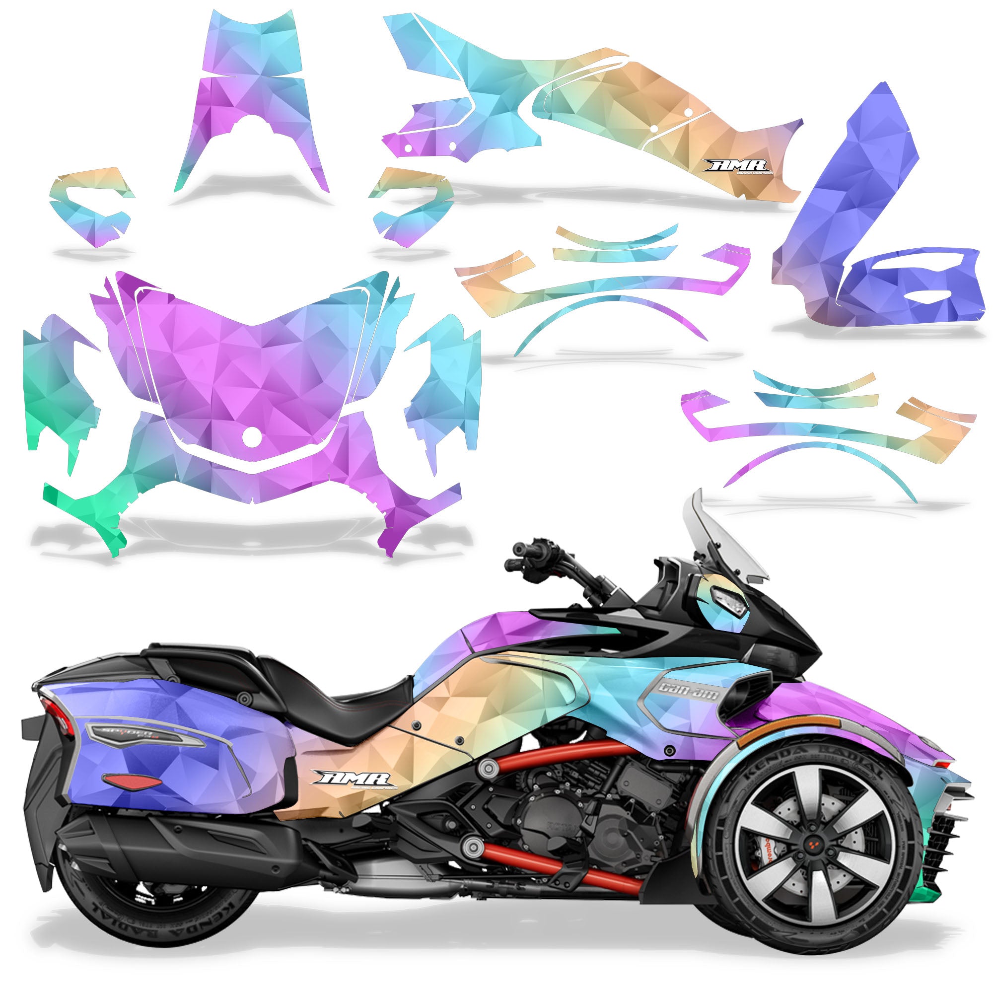 Can Am F3-T Spyder Graphics (2016-2021)