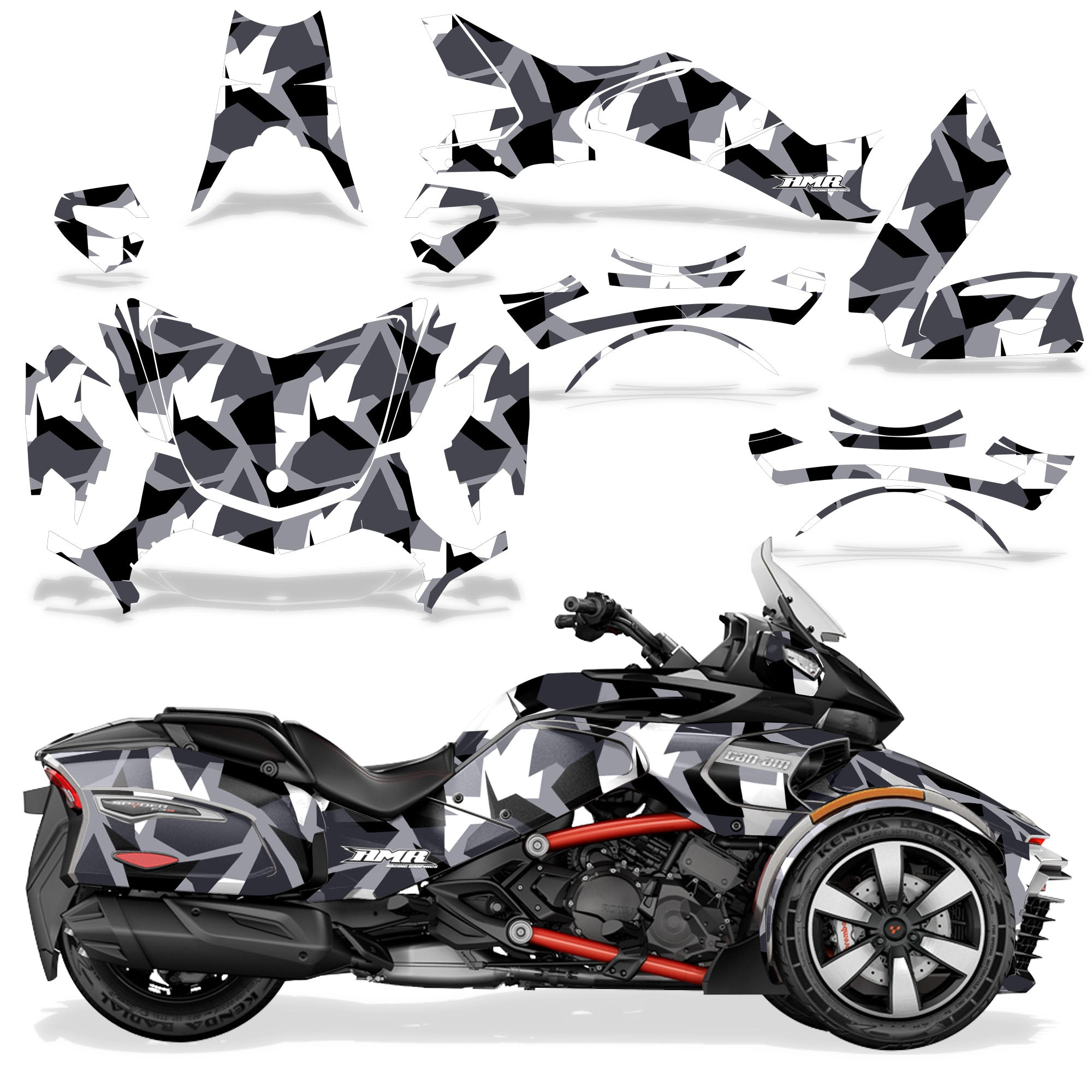 Can Am F3-T Spyder Graphics (2016-2021)