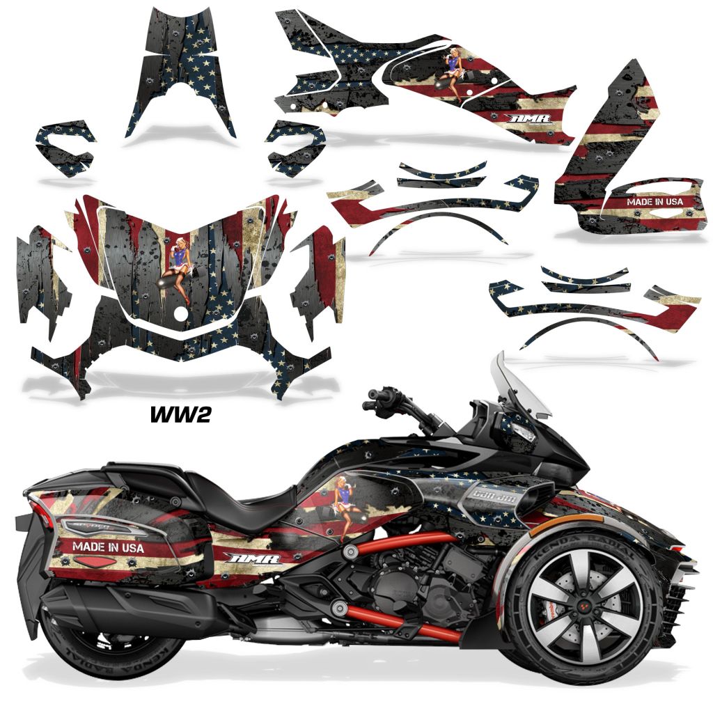 Can Am F3-T Spyder Graphics (2016-2021)