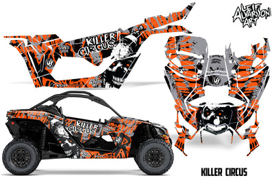 Killer Circus - Silver Background ORANGE design