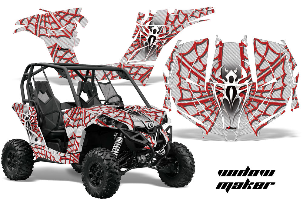 Widow Maker - WHITE background RED design