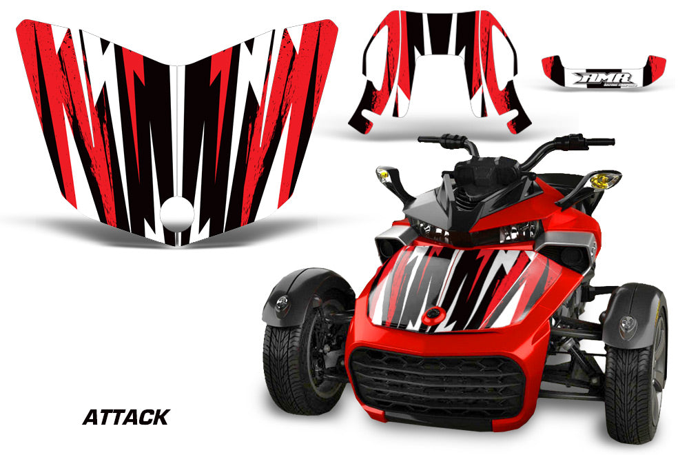Can Am F3-S Spyder Hood Graphics