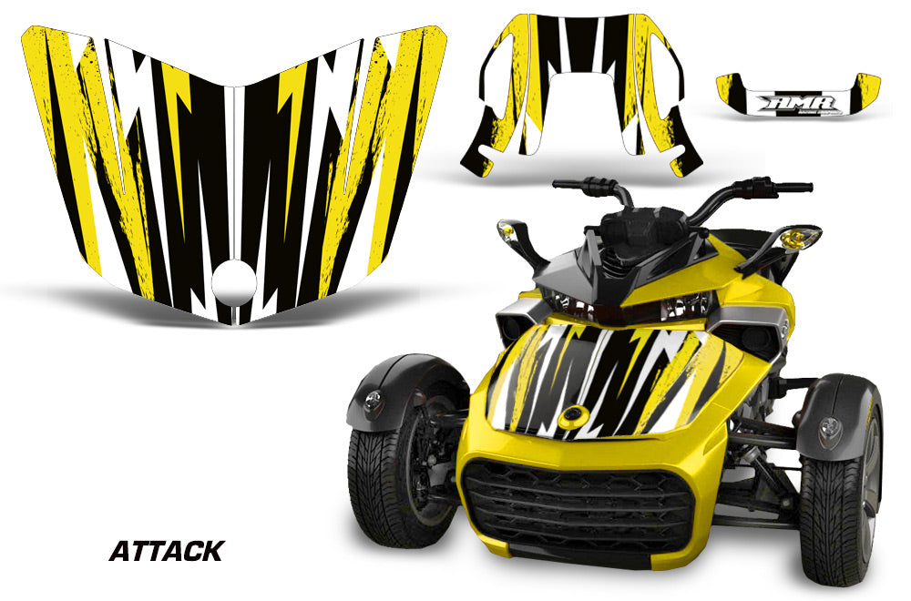 Can Am F3-S Spyder Hood Graphics