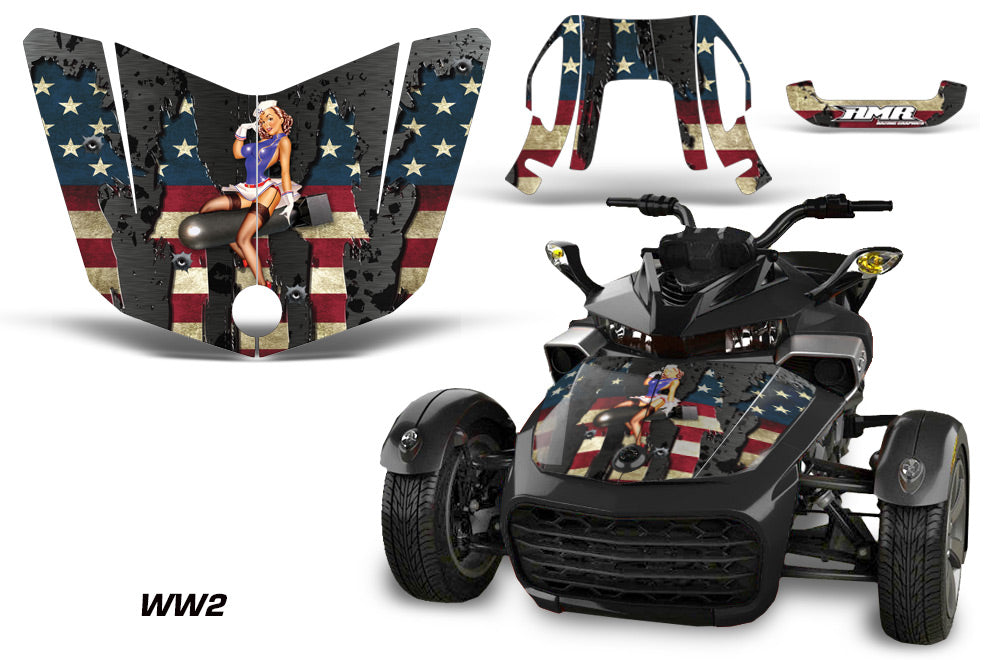 Can Am F3-S Spyder Hood Graphics