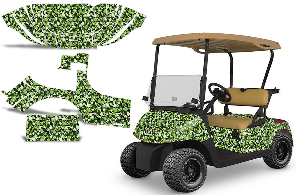 EZGO RXV Golf Cart Graphics - Invision Artworks Powersports Graphics