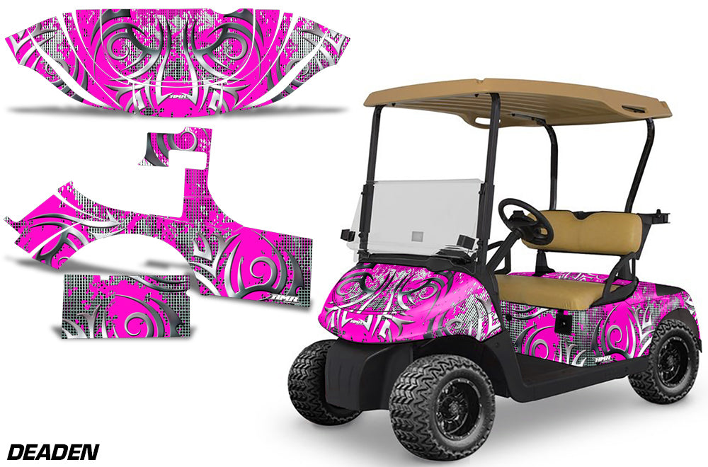 EZGO Pink custom cart – Dynamic Carts