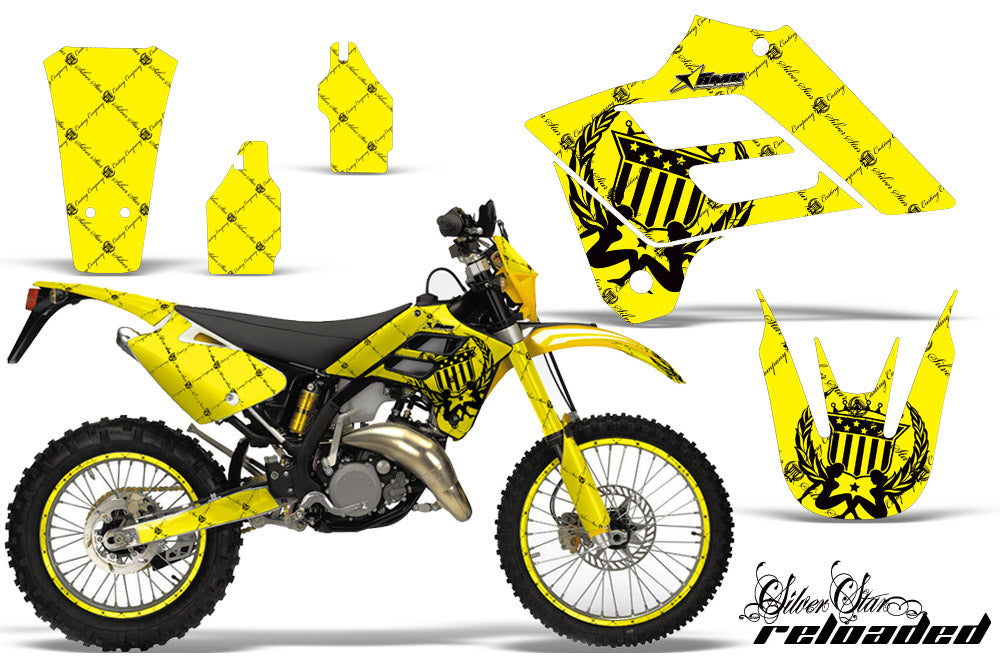Reloaded - YELLOW background BLACK design