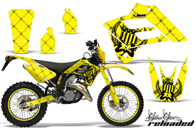 Reloaded - YELLOW background BLACK design