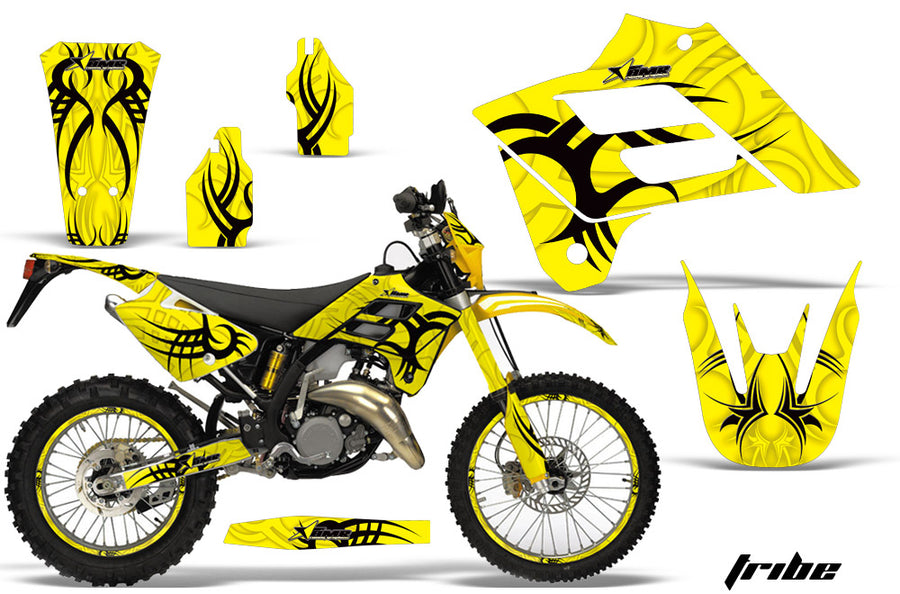 Tribe - YELLOW background BLACK design