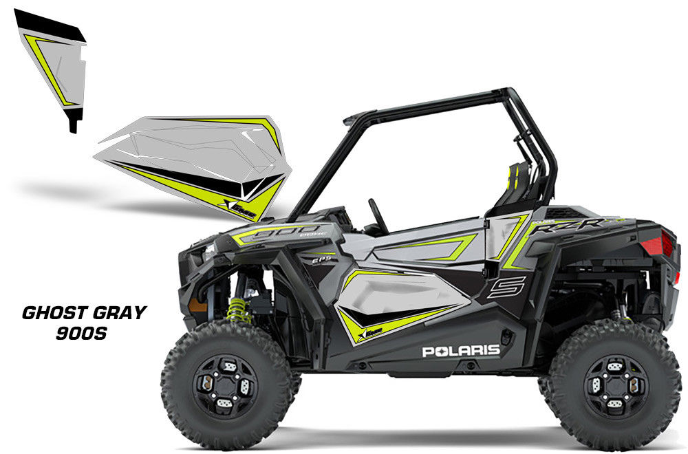 Polaris RZR 900s 2-Door, Lower-Door OEM Graphics
