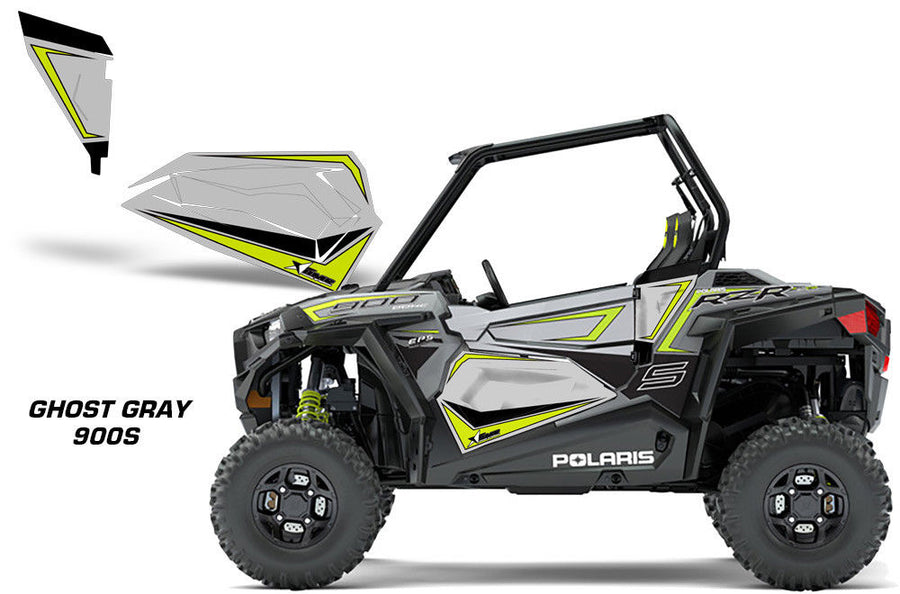 Polaris RZR 900s 2-Door, Lower-Door OEM Graphics