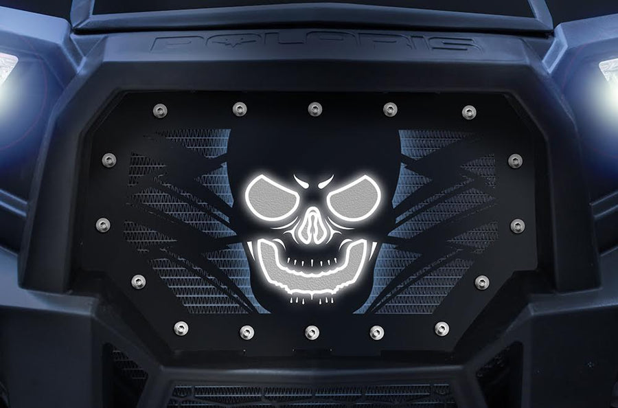 Custom Grille for Polaris RZR 1000 with LED X-Lite (2014-2018) - HAVOC