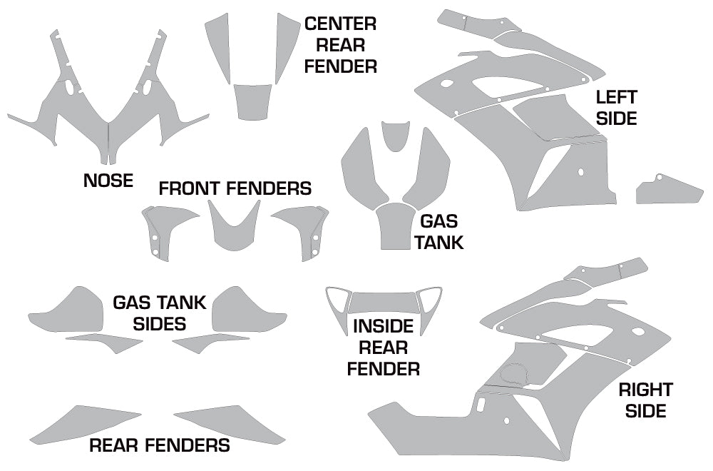Honda CBR 1000 Graphics - CBR 1000RR  (2004-2005)