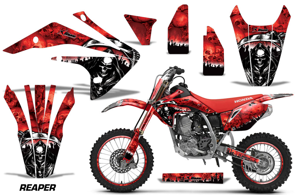 Reaper - RED background (2017-2021) (Number Plate area and Rim Protectors Extra, see dropdown menu)