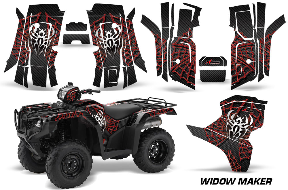 Widow Maker - BLACK background RED Design