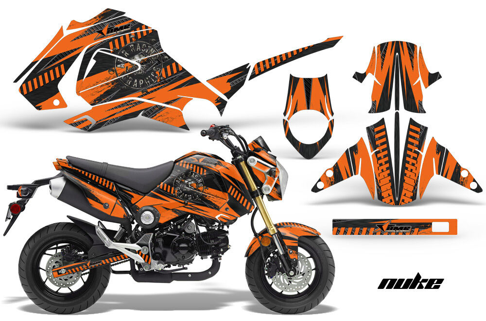 Nuke - ORANGE background BLACK design