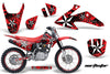 North Star - Red Background White Design star (Number Plate area Extra, see dropdown menu)
