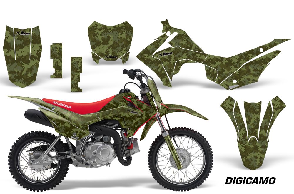Honda CRF 110 F Graphics Kits Over 100 Designs to Choose From Invision Artworks Powersports Graphics