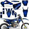Night Wolf - Blue Design / Shown with Number Plate (Note: Number plate is additional)
