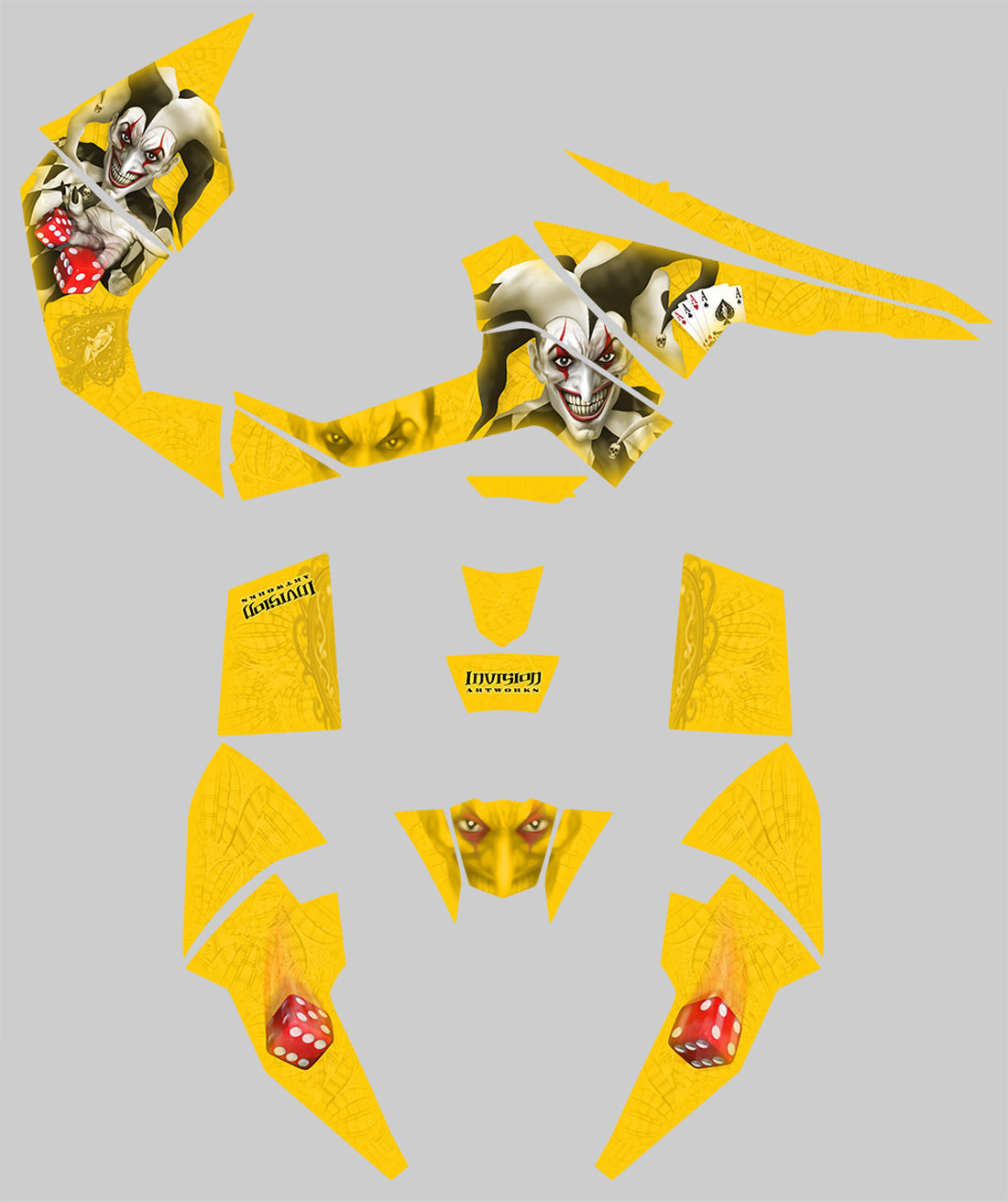 The Joker Graphics for Can Am Renegade 1000