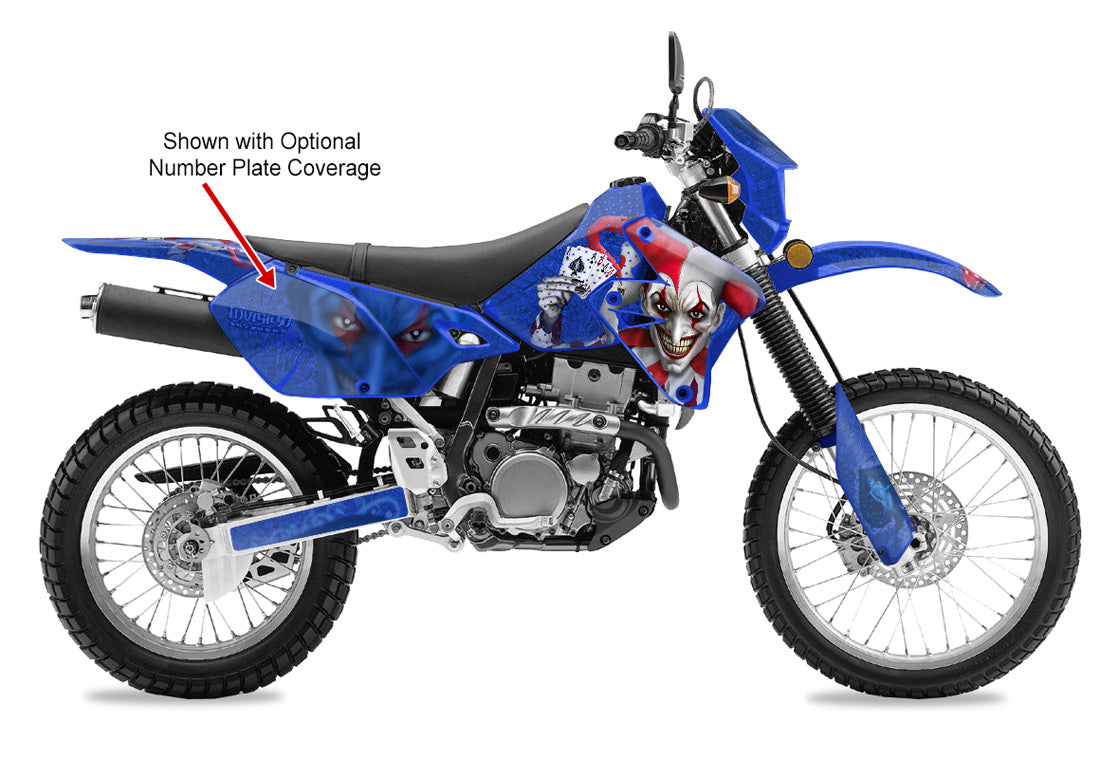 The Joker - Blue Background, Red & White Joker