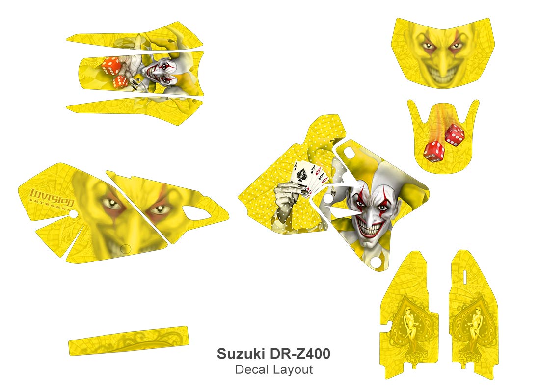 The Joker - Yellow Background, Yellow & White Joker